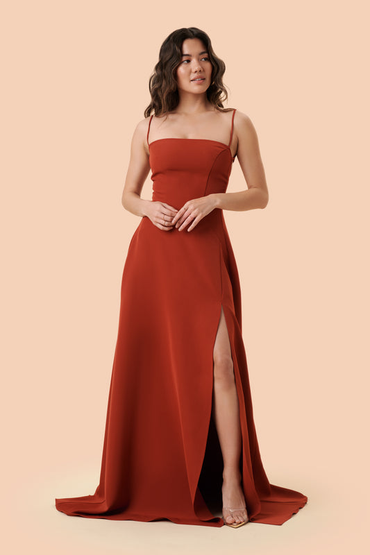 Isabella Gown - Terracotta