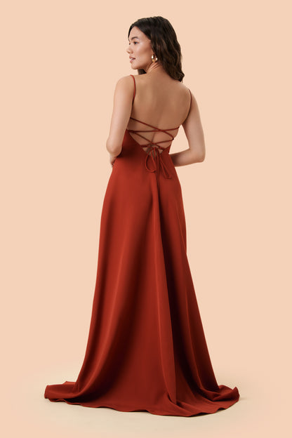 Isabella Gown - Terracotta