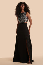 Load image into Gallery viewer, Luna Gown - Onyx Sequin
