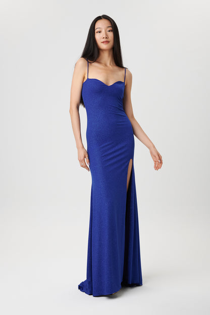 Mila Gown - Royal Blue Sparkle