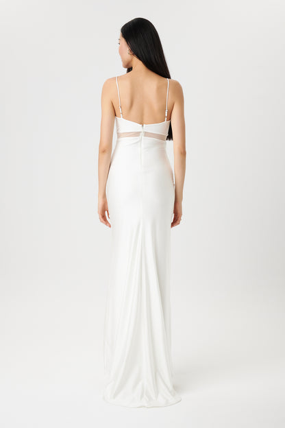 Angelina Gown - Ivory/Mesh