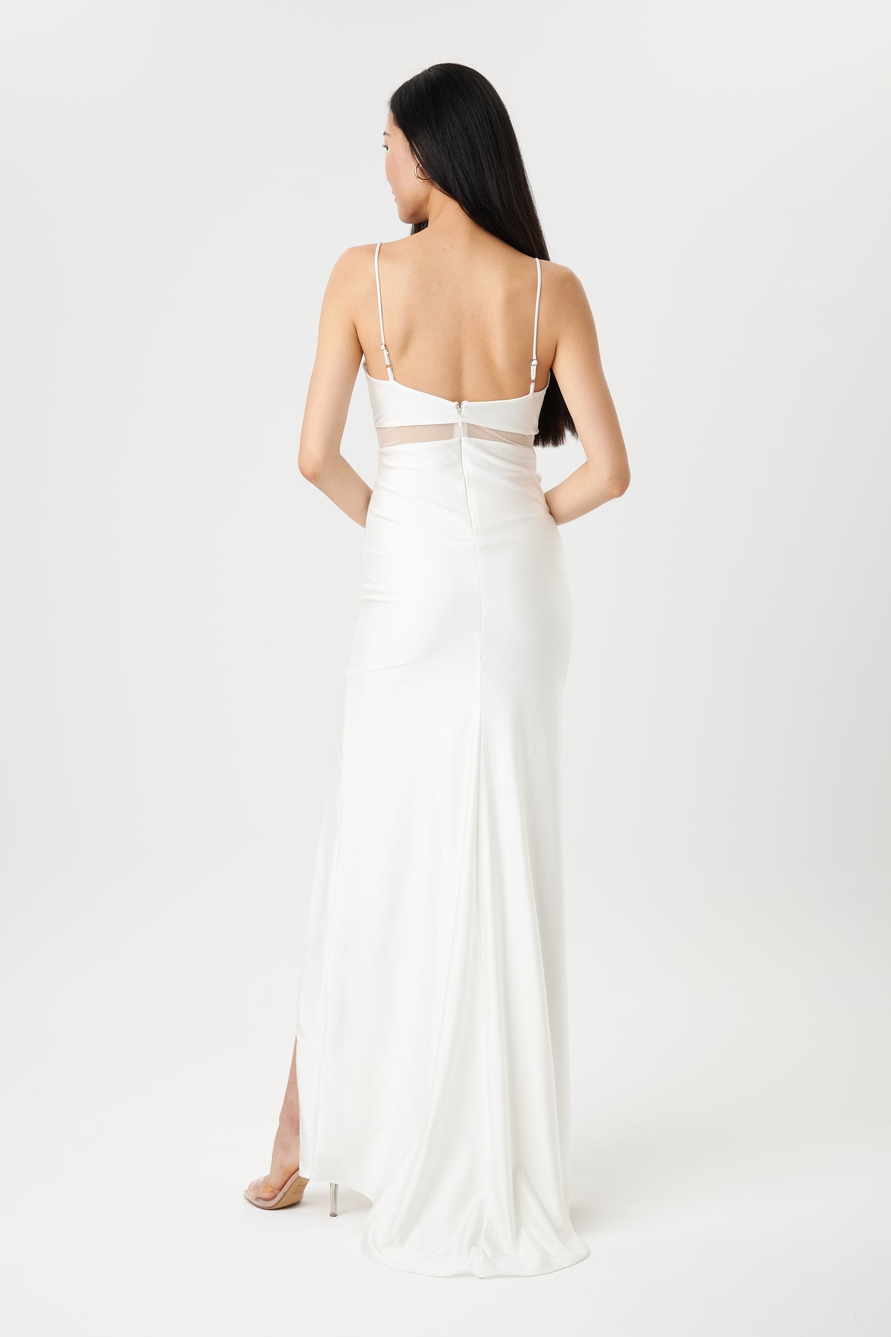 Angelina Gown - Ivory/Mesh