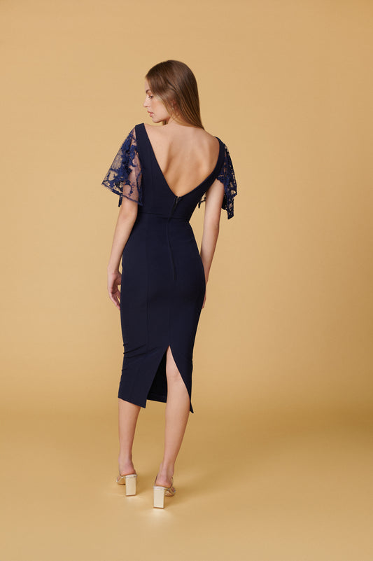 Chloe Dress - Navy