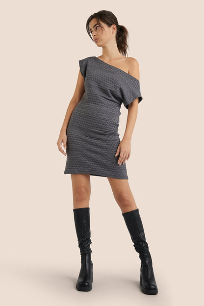 Eva Dress - Charcoal