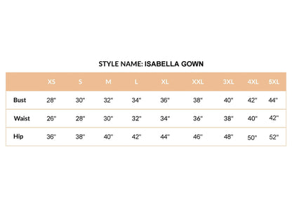 Isabella Gown - Onyx